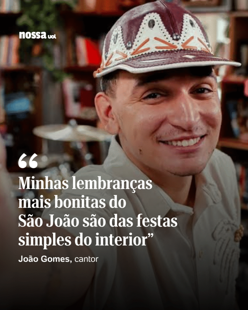 São João: João Gomes destaca a beleza das festas simples do interior em suas memórias