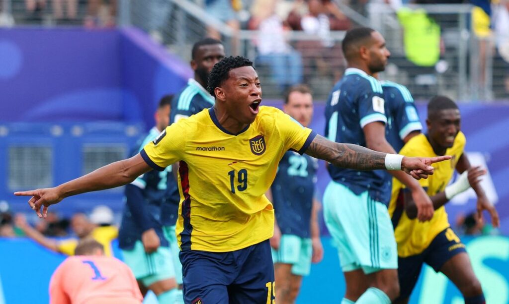 Equador vira sobre a Alemanha e garante classificação histórica na Copa do Mundo