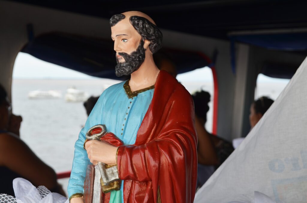 durante procissão fluvial Adonias Silva/g1