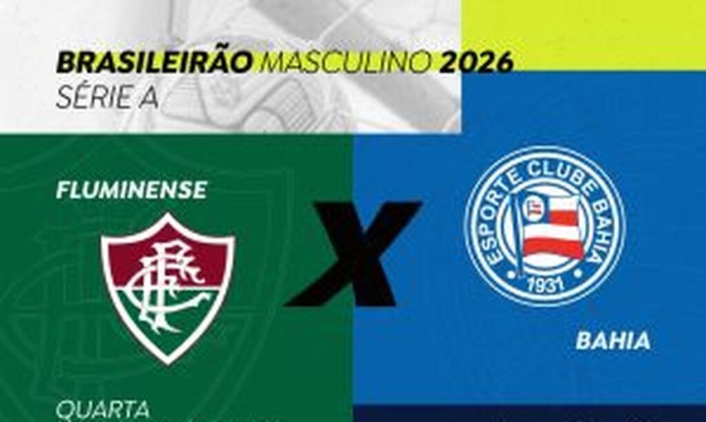 Fluminense x Bahia pelo G4 do Brasileirão 2026 na Rádio Nacional