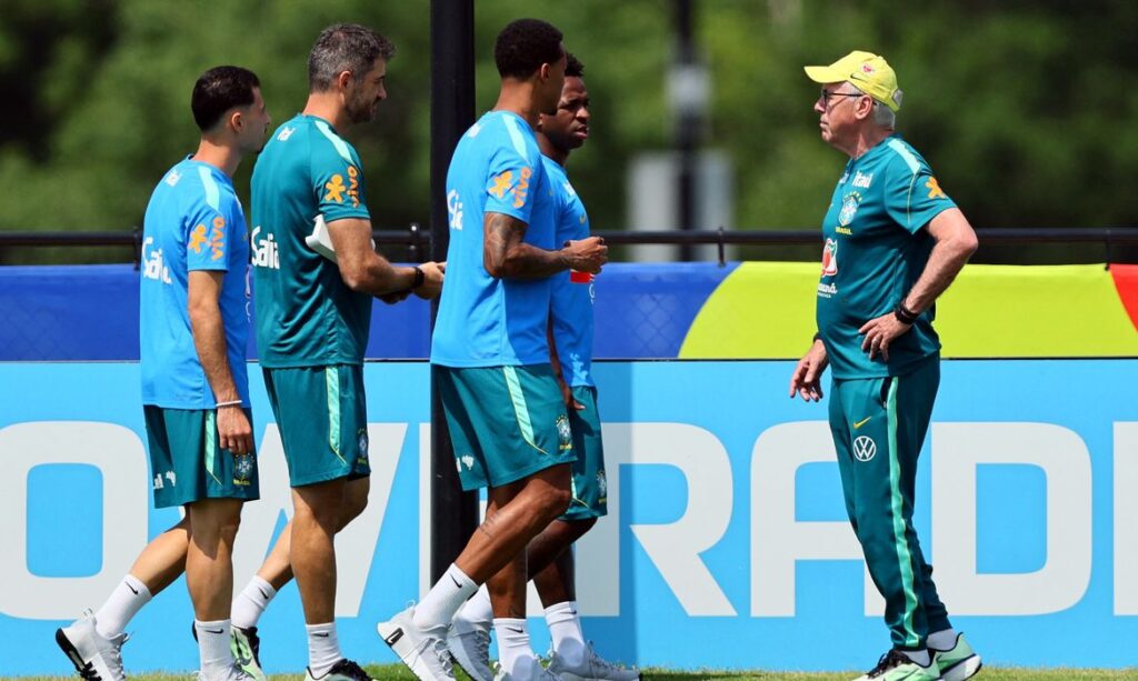 Seleção brasileira treina em Nova Jersey de olho no duelo contra a Noruega de Haaland