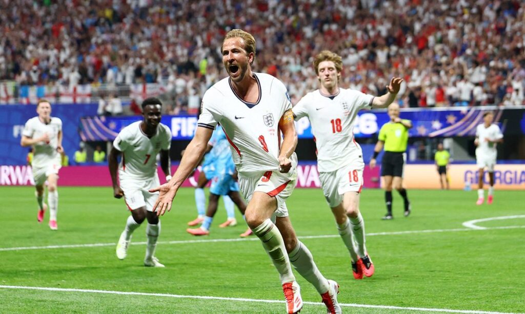 Harry Kane comanda virada da Inglaterra sobre a República Democrática do Congo