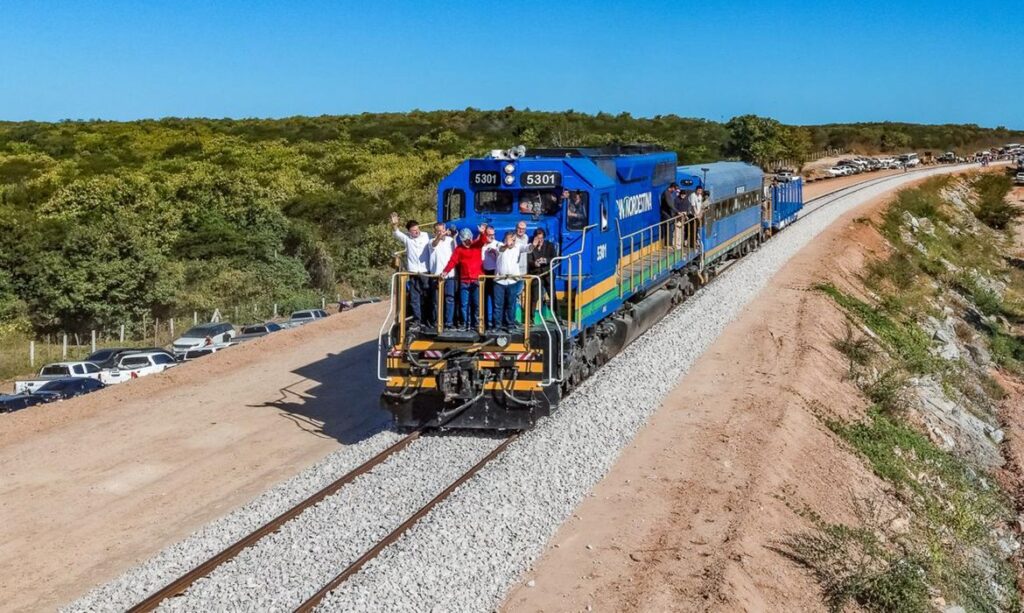 Transnordestina celebra avanço: 82% da ferrovia entre Ceará e Piauí está finalizada