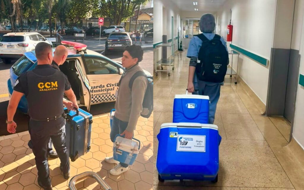 Doação de órgãos em Araçatuba: idosa de 70 anos salva vidas e mobiliza FAB e GCM