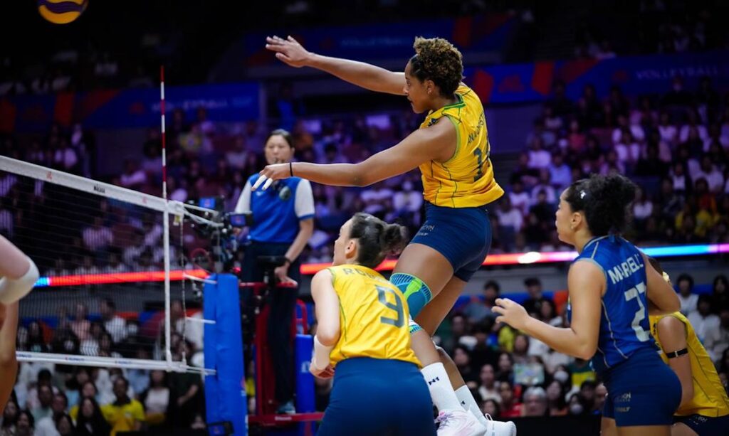 Seleção feminina de vôlei do Brasil inicia jornada decisiva na Liga das Nações contra o Japão