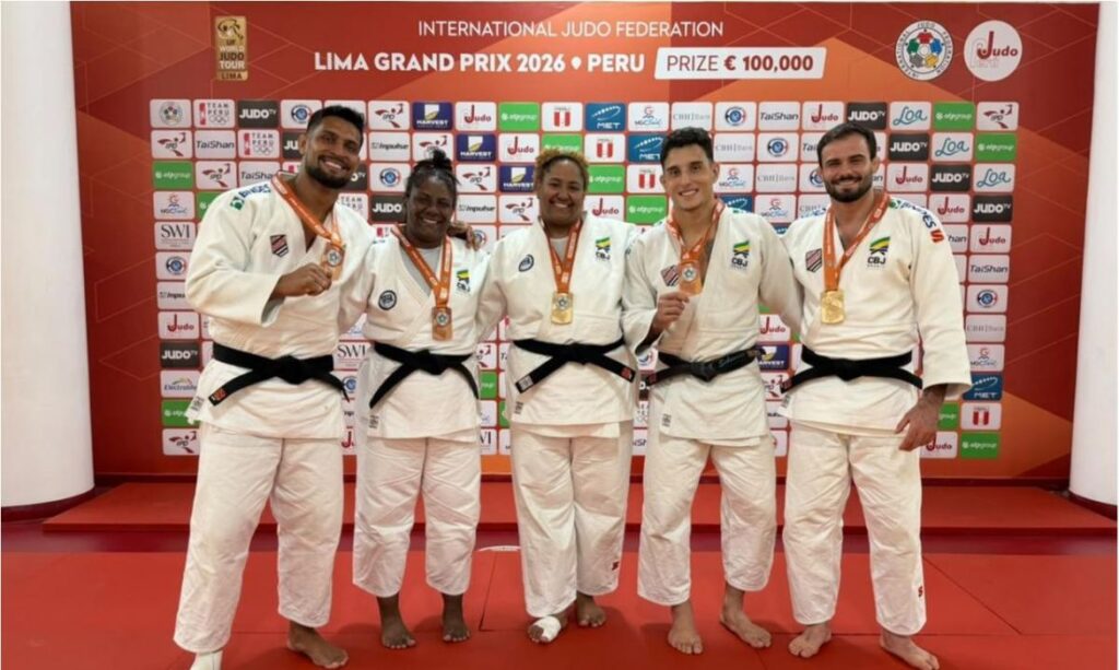 Judô brasileiro conquista título geral no Grand Prix de Lima com 11 medalhas