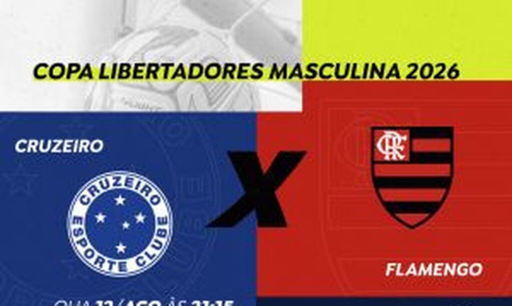 Rádio Nacional transmite confronto decisivo entre Cruzeiro e Flamengo pela Libertadores 2026