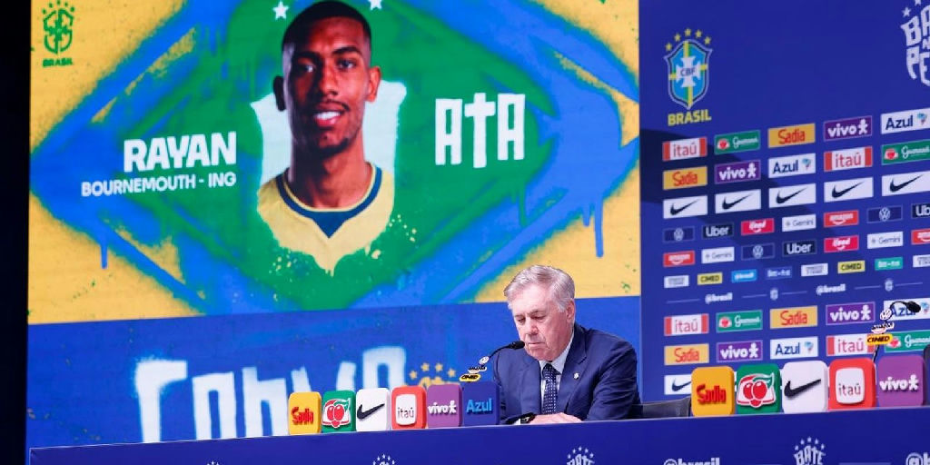 Ancelotti aposta em renovação ao convocar 26 atletas para amistosos da seleção brasileira