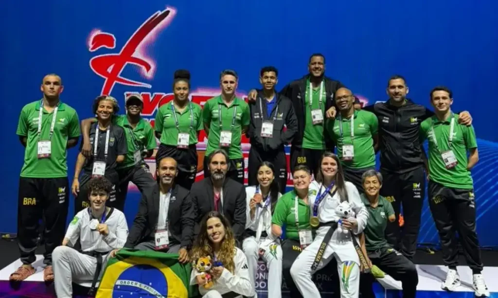 Brasil conquista quatro medalhas no Grand Prix de parataekwondo em Muju