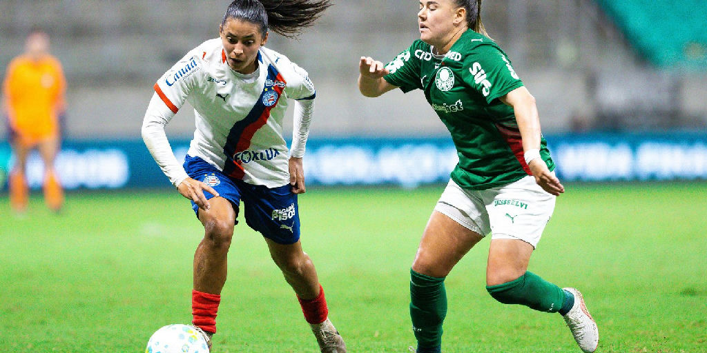 Com 1 a 1, Bahia e Palmeiras adiam decisão nas quartas do Brasileirão Feminino