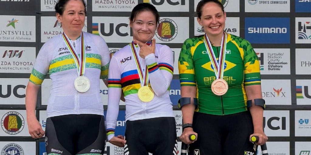 Com cinco medalhas, Brasil conclui participação no Mundial de paraciclismo em Huntsville