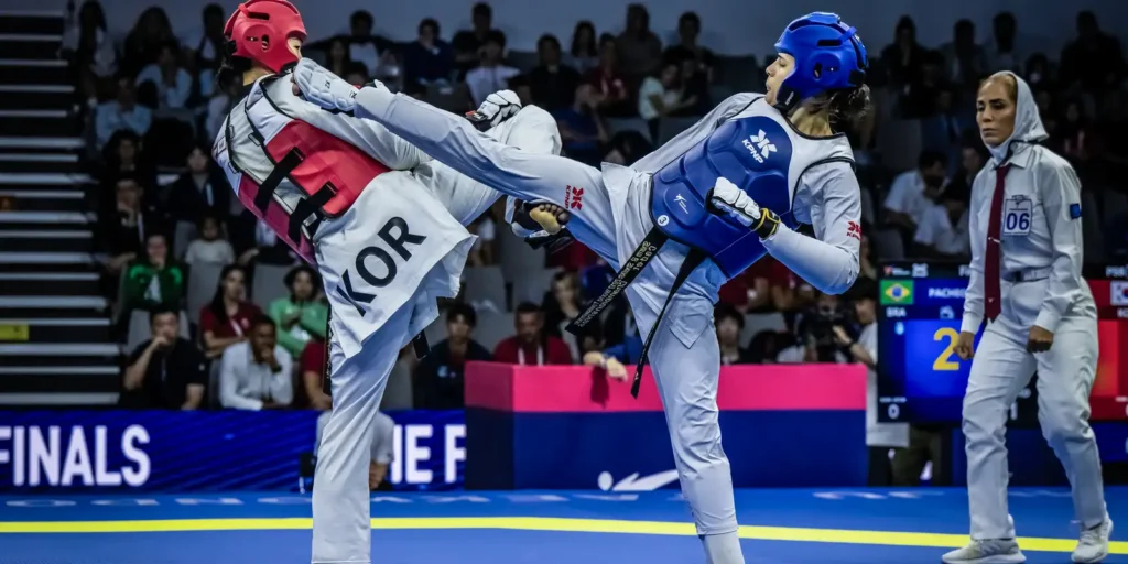Maria Clara Pacheco consolida domínio mundial no taekwondo com novo ouro em Muju