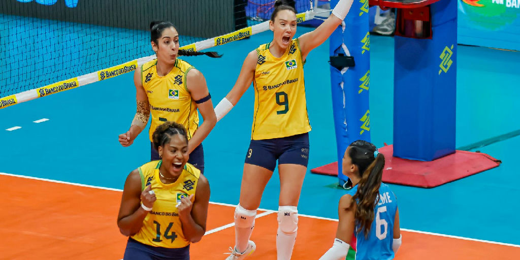 Vôlei feminino do Brasil brilha no Maracanãzinho e carimba passaporte para Los Angeles 2028