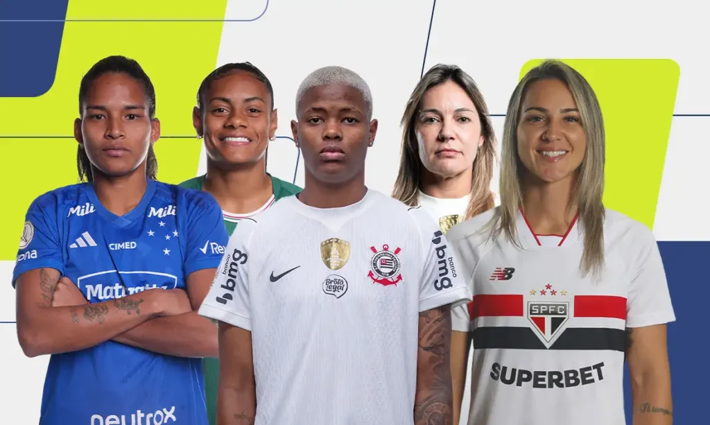 Finalistas do Prêmio TV Brasil Petrobras para Elas destacam as melhores atacantes da temporada