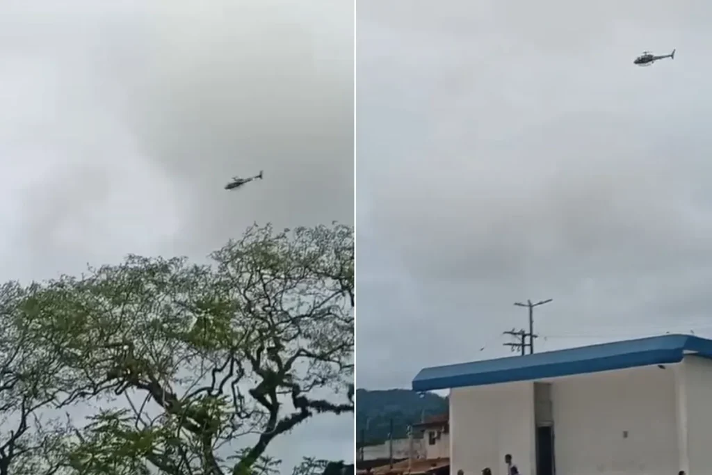 Tiroteio deixa dois mortos e base policial sofre ataque armado em Guarujá