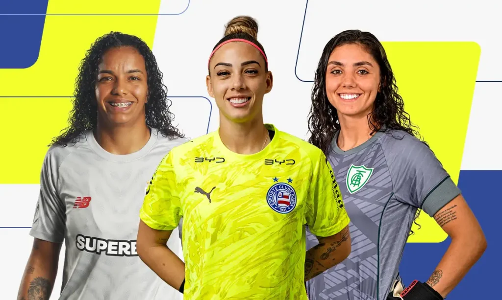 Yanne, Carlinha e Sandy disputam troféu de melhor goleira no Prêmio TV Brasil Petrobras