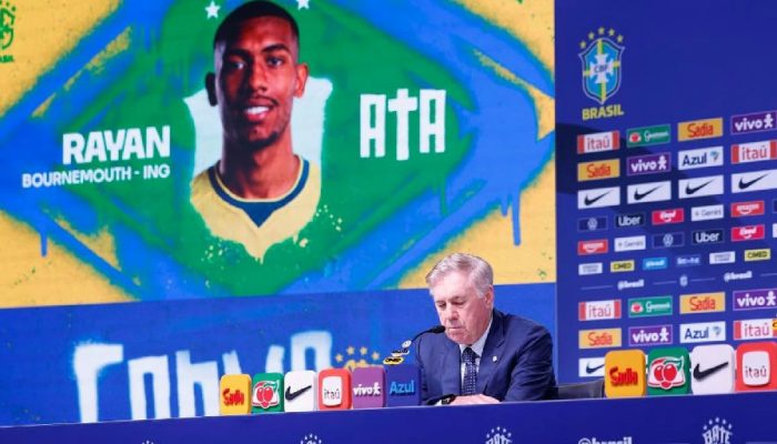 Ancelotti aposta em renovação ao convocar 26 atletas para amistosos da seleção brasileira