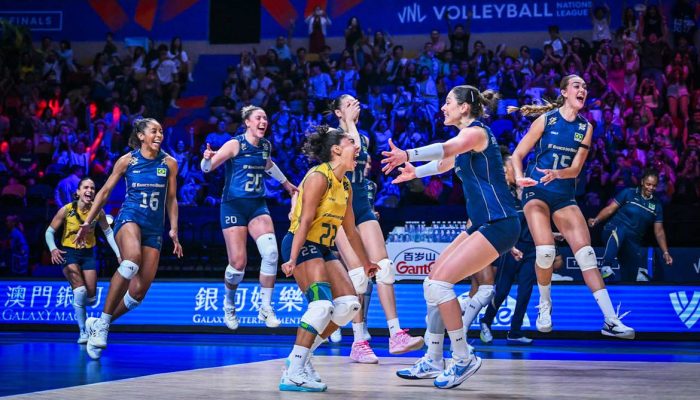 Brasil supera Itália em virada emocionante e busca título inédito na Liga das Nações