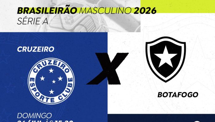 Cruzeiro e Botafogo se enfrentam em duelo decisivo do Brasileirão com transmissão da Rádio Nacional