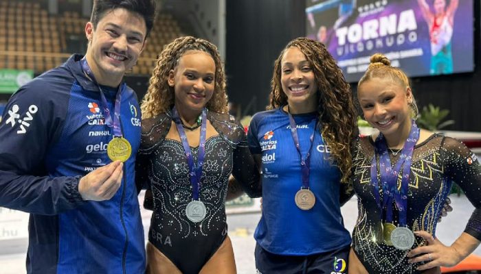 Ginástica brasileira conquista seis medalhas e brilha na Copa do Mundo da Hungria