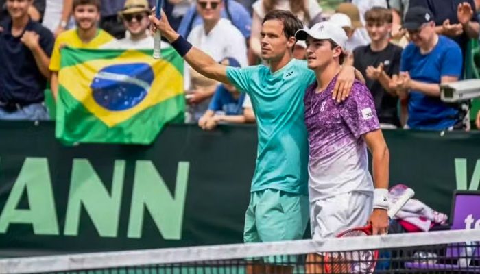 João Fonseca e Altmaier conquistam vice-campeonato nas duplas do ATP 500 de Halle