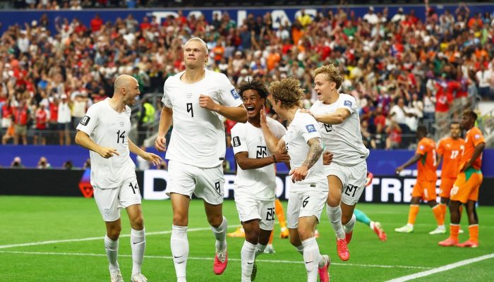 Haaland decide, Noruega avança e reedita duelo histórico contra o Brasil nas oitavas