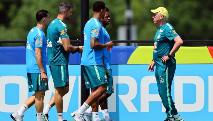Seleção brasileira treina em Nova Jersey de olho no duelo contra a Noruega de Haaland