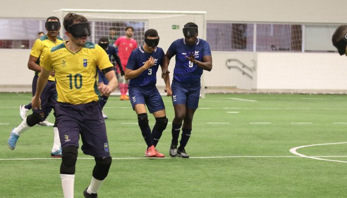 Seleção brasileira de futebol de cegos inicia trajetória nos Jogos Parasul-americanos
