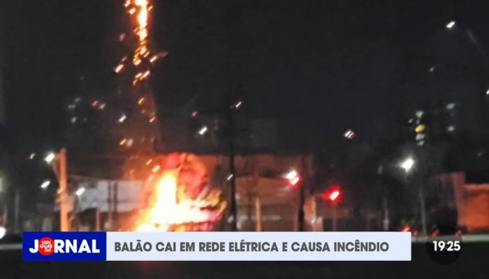 Balões caem em São José dos Campos neste feriado