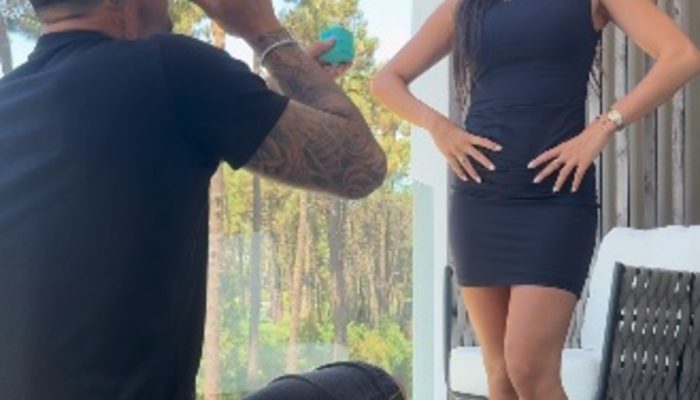Gabriel Medina pede Isabella Arantes em casamento Reprodução/Instagram