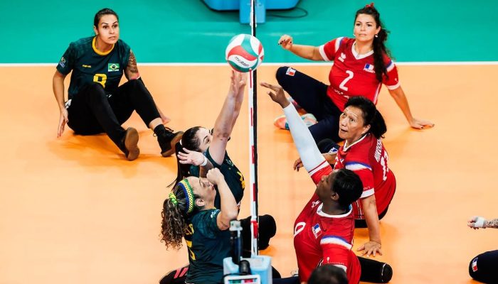 Brasil segue invicto e enfrenta as oitavas no Mundial de vôlei sentado