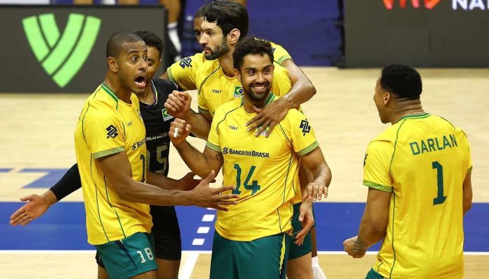 Seleção brasileira de vôlei masculino define elenco para semana decisiva da Liga das Nações