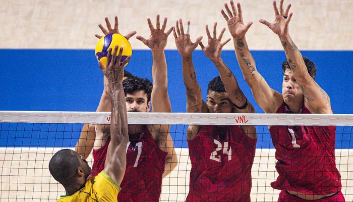 Seleção masculina de vôlei do Brasil perde para os EUA e se complica na Liga das Nações
