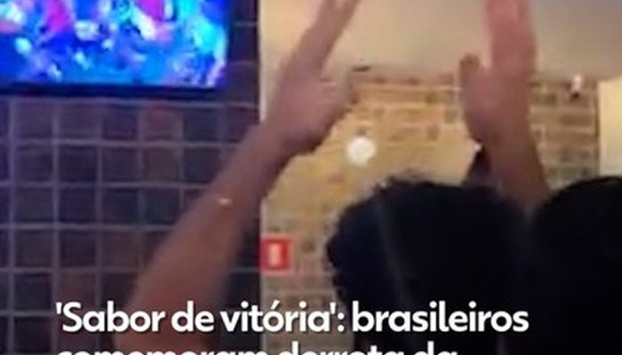Rivalidade em festa: brasileiros celebram derrota da Argentina na Copa