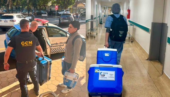 Doação de órgãos em Araçatuba: idosa de 70 anos salva vidas e mobiliza FAB e GCM