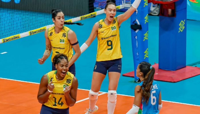 Vôlei feminino do Brasil brilha no Maracanãzinho e carimba passaporte para Los Angeles 2028